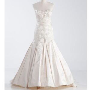 Priscilla of Boston Ivory Strapless Bridal Gown